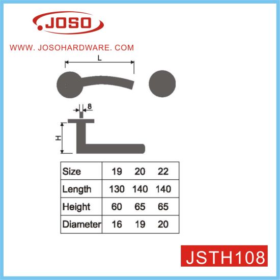 Round Tube Furniture Handle for House Door