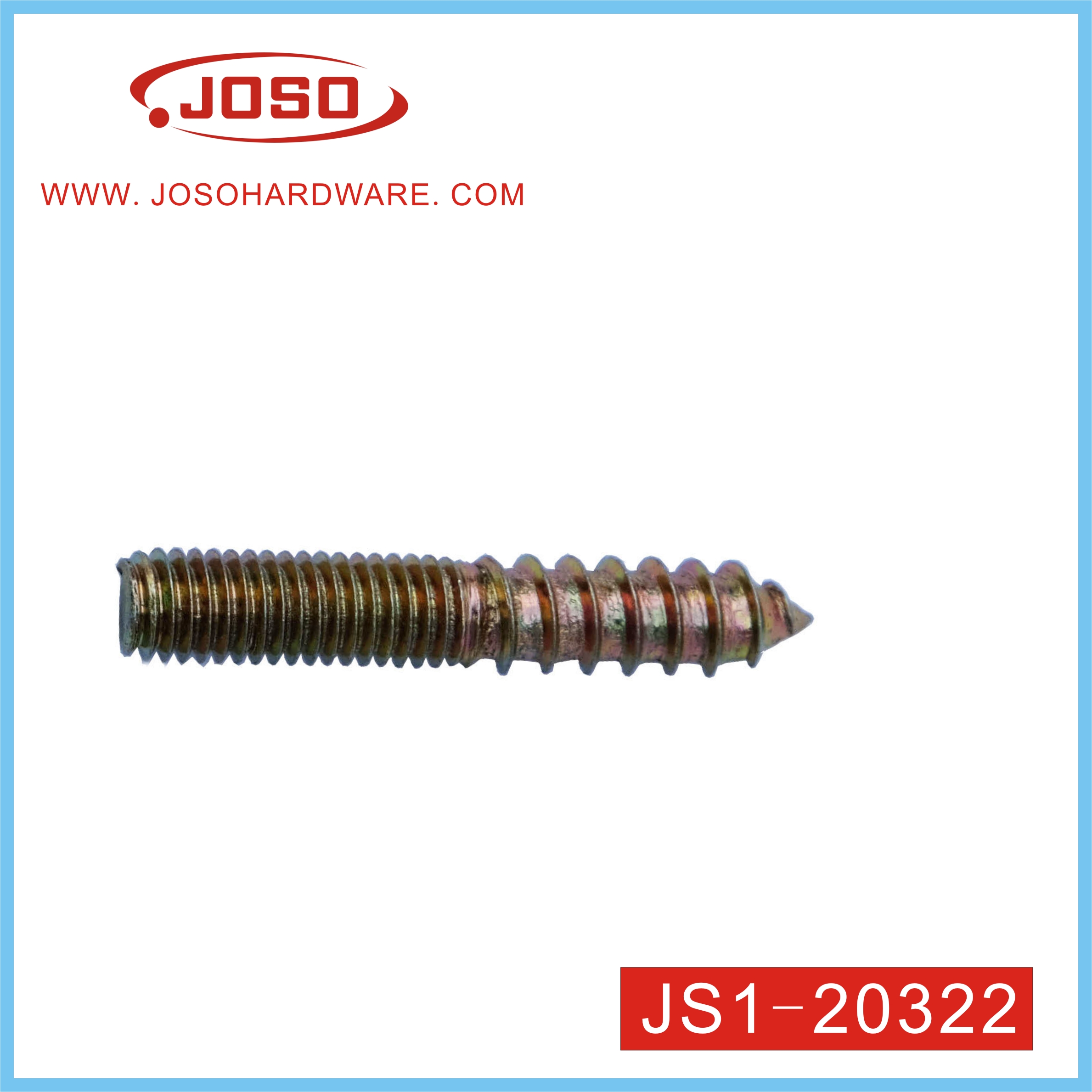 Customized Metal Hanger Bolt of Furniture Accessories for Wood