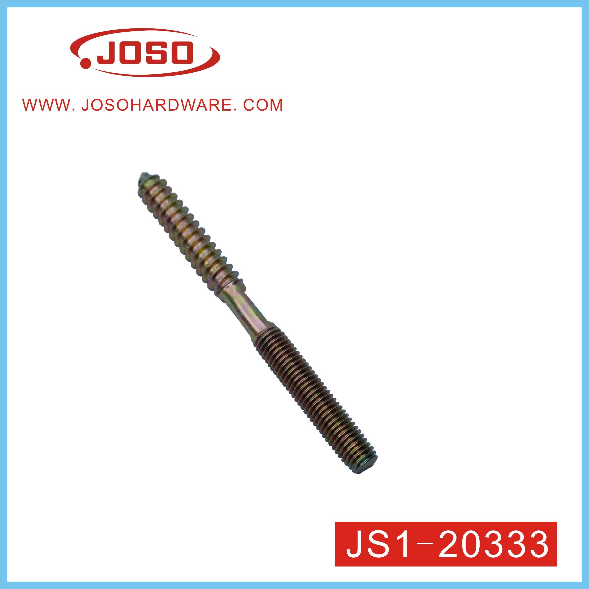 Metal Double Thread Dowel Screw of Furniture Accessories for Wood