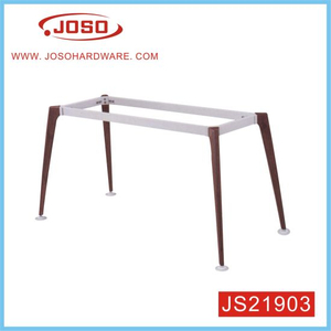 Wood Colour Metal Table Leg for Office