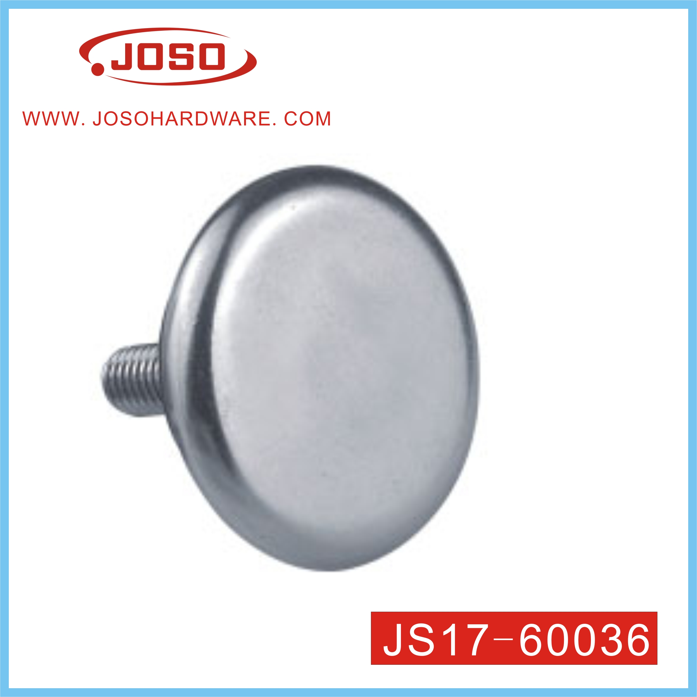 White Metal with Plastic Adjustable Screw of Hardware for Sofa Leg
