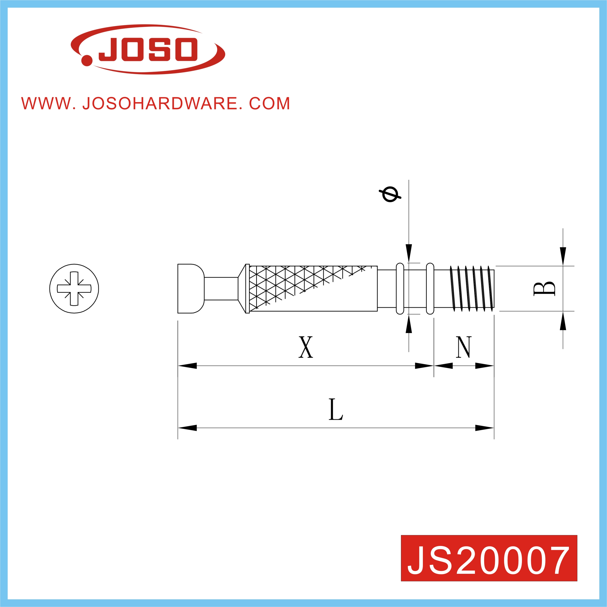 Steel Customized Bolt Of Hardware For Office Furniture
