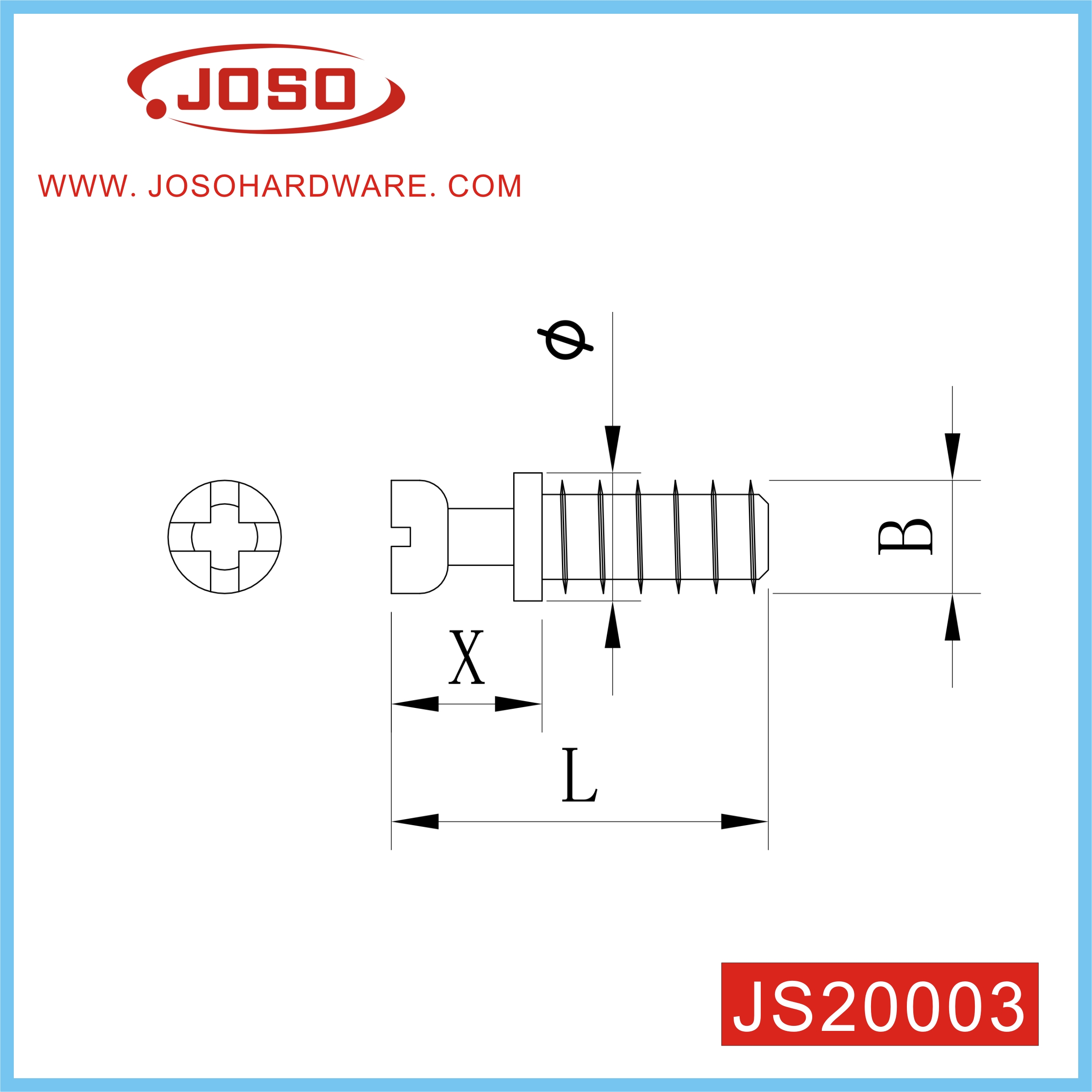 Steel Furniture Screw Of Hardware Accessories For Cabinet