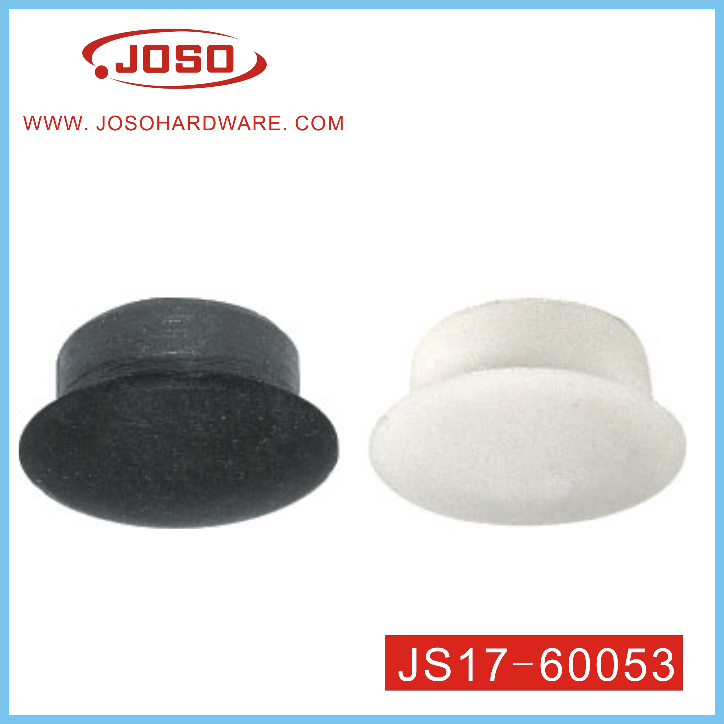 White Diameter 16mm Mushroom Bolt Cap of Hardware for Table Leg