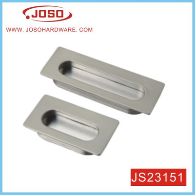Flush Recessed Sliding Rectangle Door Pull Handle for Cabinet